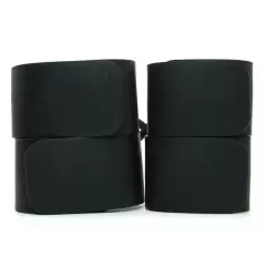 Набор наножников и наручников Silicone Submissions Hog Tie Cuffs – черный