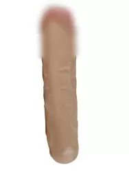Реалистичный двусторонний фаллоимитатор REAL, 46 см, диаметр 4 см, ПВХ, телесный