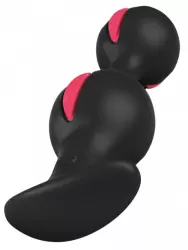 Анальные шарики Fun Factory B BALLS, со смещенным центром тяжести, 12,5 см, черный с красным