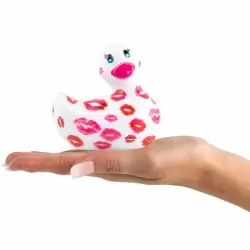 Вибратор-уточка Big Teaze Toys I Rub My Duckie 2.0, красно-белый