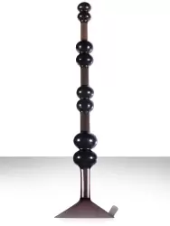 Анальная елочка на присоске Aspire Pleasure Beads - Charcoal