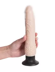 Вибромассажер Waterproof Soft Mount Vibes с присоской – телесный