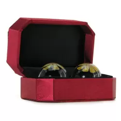 Вагинальные шарики Ben Wa Balls Yellow Blossom стеклянные