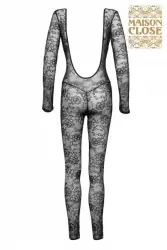 Закрытый кэтсьюит VillaI des Lys с длинными рукавами - M, черный