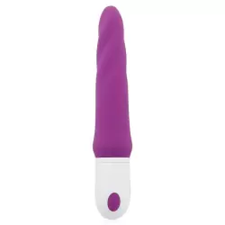 Спиралевидный водонепроницаемый вибростимулятор Sparta – фиолетовый