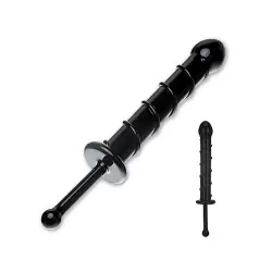 Фаллоимитатор Swirl Love Wand с тонкой ручкой – черный