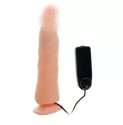 Реалистичный дилдо с вибрацией на присоске Rough – телесный
