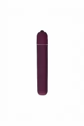 Вибропуля Bullet Vibrator - Extra Long - Purple: 10 см, 10 режимов работы, АБС-пластик