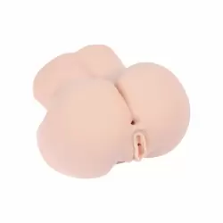 Полуторс с попкой Oknyeo+ вагина и анус с вибрацией, ротацией и голосовой функцией – телесный