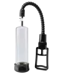 Вакуумная помпа мужская Deluxe Vibrating Power Pump с вибрацией – черный