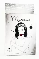 Силиконовый кляп на кружевном ремешке 62 см TOYFA Marcus – пурпурный