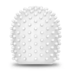 Текстурированная мягкая насадка Droplet с пупырышками для массажера le Wand - белый