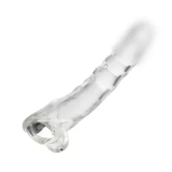 Увеличивающая насадка Clear Extension Kit, 9,5 см, ТПЕ, со вставками, прозрачный