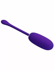 Элегантное виброяйцо Pretty Love Julius, 19,6 см, 12 режимов, силикон, фиолетовое