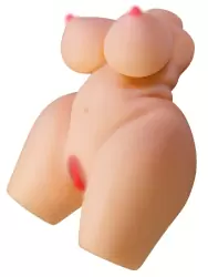 Реалистичный мастурбатор-торс Baile Grace, вагина и анус, 37,5 см, ТПР, телесный
