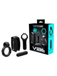 Набор для мужчин Bathmate Vibe Endurance Kit: эрекционное кольцо, кольцом со стимулятором для партнера, вибропуля, мастурбатор