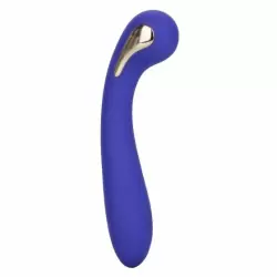 Изогнутый вибратор Impulse Estim Petite G Wand, 7 режимов, 19 см, силикон, синий