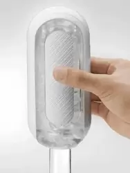 Автоматический мастурбатор Tenga Flip Zero Gravity вакуумный, 17,7 см, белый