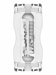 Нереалистичный мастурбатор Tenga Dual Sensation Cup Extremes, 15,5 см, ТПЭ, белый