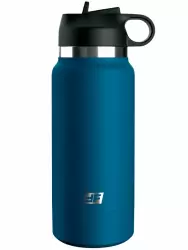 Реалистичный мастурбатор Pipedream FUCK FLASK, 23,8 см  в синей фляге