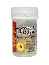 Лубрикант в виде двух шариков Hot Flowers Dragon Ball с охлаждающе-разогревающим эффектом, масляная основа, 6 грамм