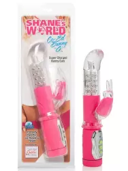 Вибратор для G-точки Shane`s World Co-Ed Bunny G с ротацией – розовый