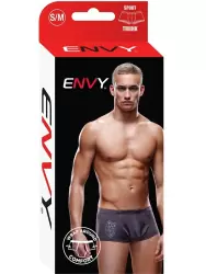 Серые хипсы, трусы мужские - S/M