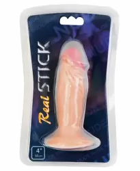 Реалистичный фаллоимитатор TOYFA RealStick Nude 4” на присоске – телесный