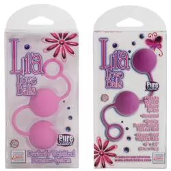 Вагинальные шарики со смещенным центром тяжести Lia Love Balls - Pink