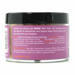 Цветная соль для ванны Dona Pamper Me Pretty Sassy с феромонами – тропический, 215 г