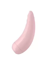 Satisfyer Curvy 2+ Розовый Вакуумный стимулятор с возможностью управления через приложение