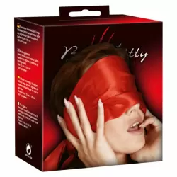 Повязка на глаза Bad Kitty Bondage Scarf - красный