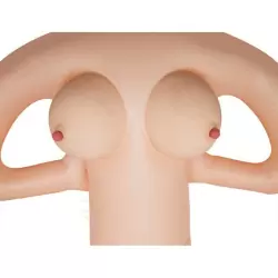 Реалистичная кукла Kaydens Deep Throat надувная с вибрацией