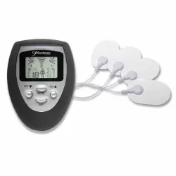 Набор для электростимуляции Deluxe Shock Therapy Travel Kit - черный с белым