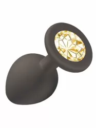 Анальная пробка Emotions Cutie Small Black  golden crystall 4011-07Lola