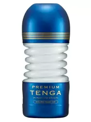 Нереалистичный мастурбатор Tenga Premium Rolling Head Cup, 15,5 см, ТПЭ, белый