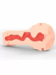 Реалистичный мастурбатор Mystim Opus Mica, анатомия реальной актрисы, 22 см, вагина