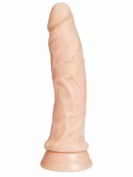 Реалистичный фаллоимитатор на присоске TOYFA A-Toys изогнутый – телесный