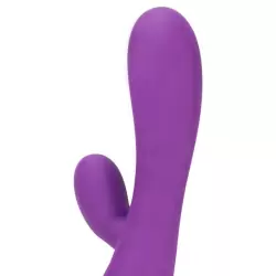 Перезаряжаемый вибромассажер UltraZone Tease 6x со стимуляцией клитора – фиолетовый