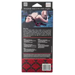 Кляп-бар Scandal Bar Gag с атласными лентами