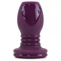 Анальная пробка с отверстием The Stretch Medium – фиолетовый