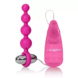 Набор анальных стимуляторов с вибрацией Booty Vibro Kit – розовый