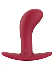 Анальная пробка Fun Factory Bootie Medium, среднего размера, 9.3 см, силикон, бордовая
