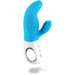 Водонепроницаемый вибратор Fun Factory Miss Bi, 17 см, 6 режимов, голубой