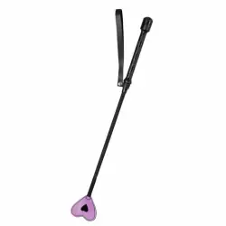 Стек в форме сердца Bad Kitty Heart Crop - фиолетовый с черный