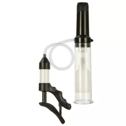 Вакуумная помпа Accommodator Personal Exercise Penis Pump мужская с вибрацией – черная