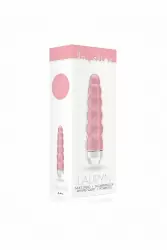 Увеличивающийся вибратор Lauryn (розовый): 15 см