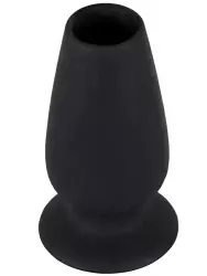 Анальная пробка-тоннель Lust Tunnel Plug, 11 см, силикон, черный