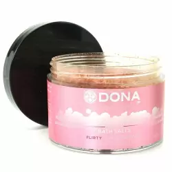 Цветная соль для ванны Dona Pamper Me Pretty Flirty с феромонами – ягодный, 215 г