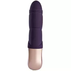 Стильный перезаряжаемый вибратор Flora - фиолетовый